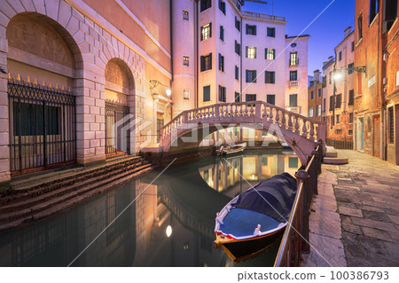 Venice, Italy Canals and Bridges 100386793