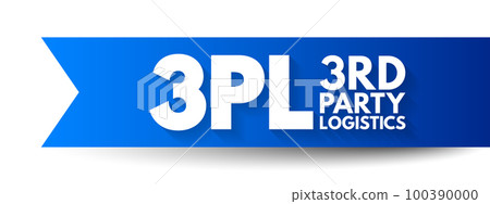 3PL Third-party logistics - organization's use of third-party businesses to outsource elements of its distribution, warehousing, and fulfillment services, acronym text concept background 3PL Third-party logistics - organization's use of third-party businesses to outsource elements of its distribution, warehousing, and fulfillment services, acronym text concept background 100390000