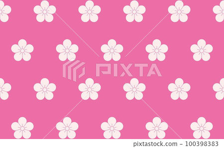 日式插畫背景☆梅花圖案☆ 日式插畫背景☆梅花圖案☆ 100398383