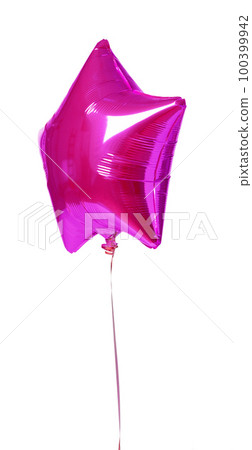 Bright colorful balloons isolated on white background 100399942
