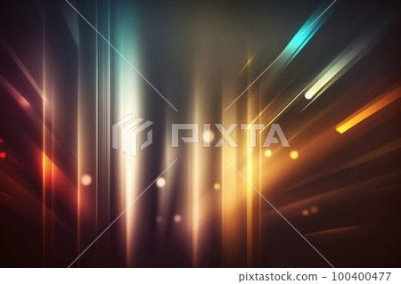 Abstract background with line color motion blur lights. Generative AI Abstract background with line color motion blur lights. Generative AI 100400477