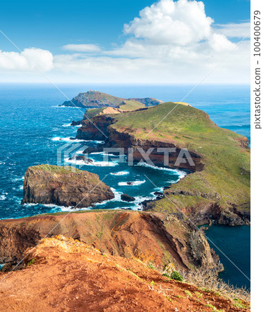 Landscape with Ponta de Sao Lourenco, Madeira Island, Portugal Landscape with Ponta de Sao Lourenco, Madeira Island, Portugal 100400679