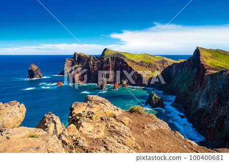 Landscape with Ponta de Sao Lourenco, Madeira Island, Portugal 100400681