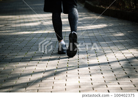 運動員跑步腳 100402375