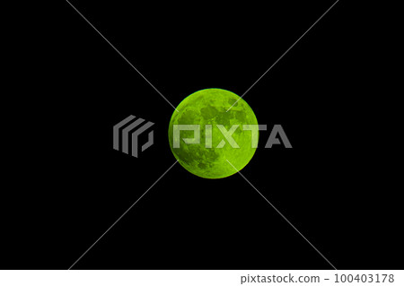 Green moon image Green moon image 100403178
