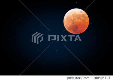 月全食 紅月亮 紅月亮 100404191