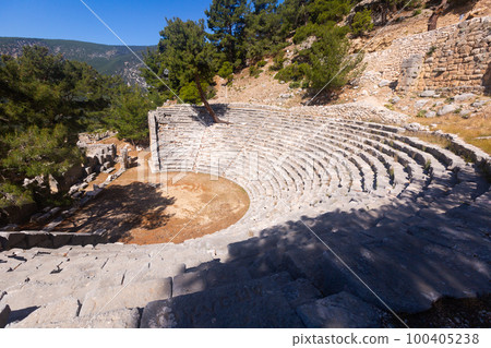 Well preserved semi-circular theater of Arycanda 100405238
