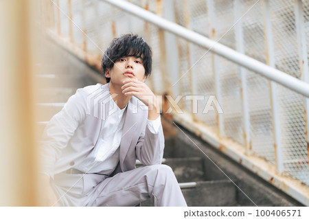 男的肖像 100406571