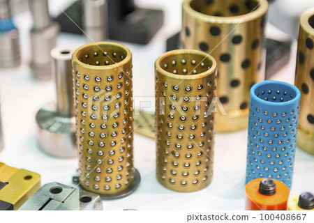 The group of guide bush made from bronze material and ball roller. 100408667