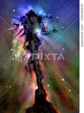 像龍一樣舞動的星雲 100408856