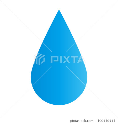 水滴藍色漸變 100410541