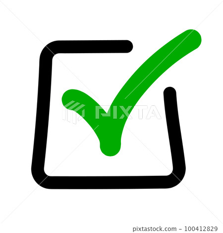 highlight checkbox green 100412829