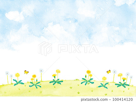 蒲公英和草的風景 100414120