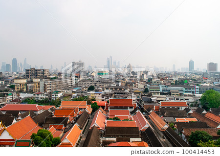 The Golden Mount at Wat Saket, A Landmarks of Bangkok THAILAND The Golden Mount at Wat Saket, A Landmarks of Bangkok THAILAND 100414453