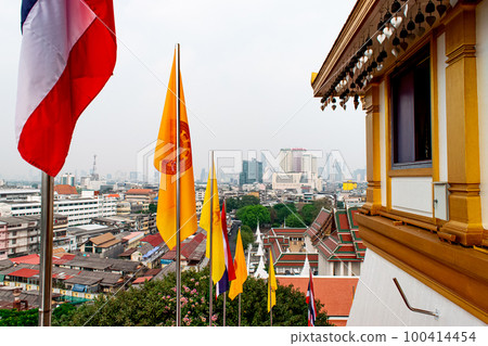 The Golden Mount at Wat Saket, A Landmarks of Bangkok THAILAND The Golden Mount at Wat Saket, A Landmarks of Bangkok THAILAND 100414454