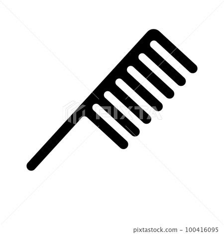 Hair comb icon. beauty and grooming. vector. Hair comb icon. beauty and grooming. vector. 100416095