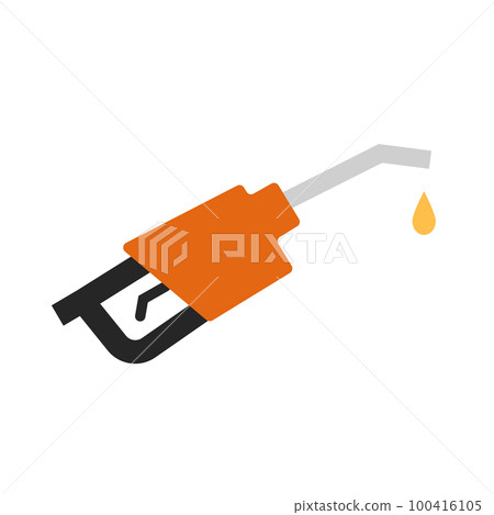 petrol nozzle. Gasoline supply. Refuel. vector. petrol nozzle. Gasoline supply. Refuel. vector. 100416105