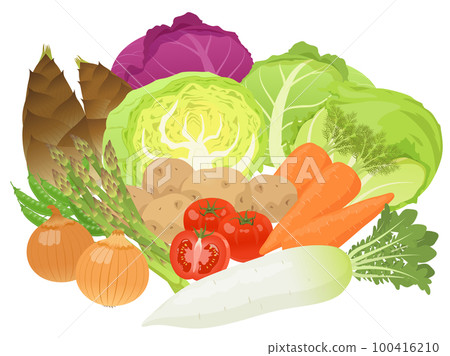 Spring vegetables 100416210