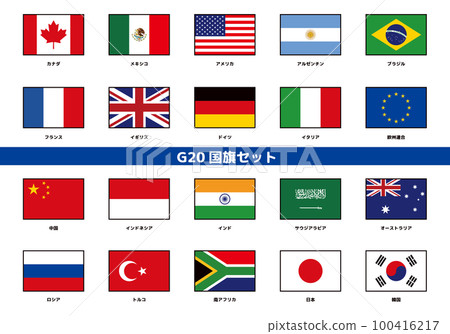 G20 flag aspect ratio 2:3 set G20 flag aspect ratio 2:3 set 100416217