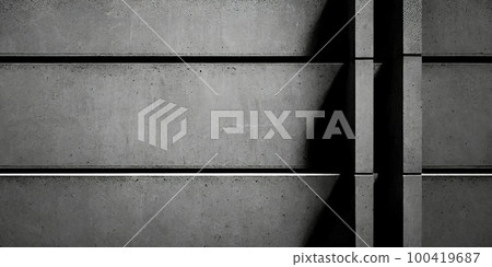 Gray concrete wall. Generative AI image Gray concrete wall. Generative AI image 100419687