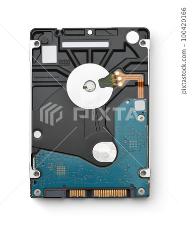 Top view of internal laptop HDD 100420166
