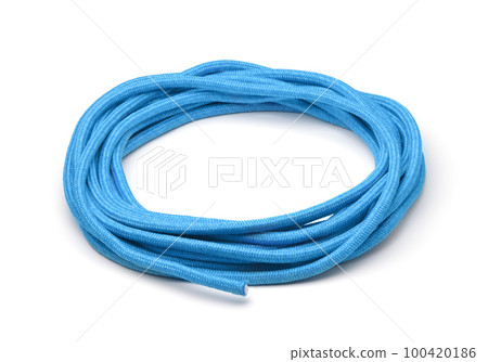Coil of blue durable thick rope Coil of blue durable thick rope 100420186