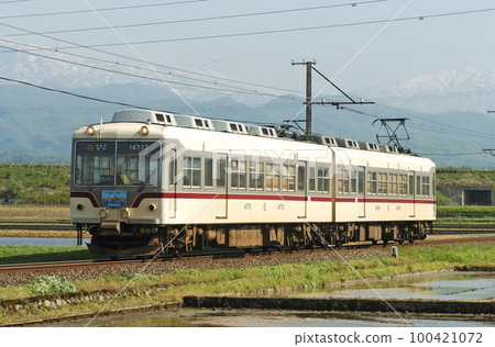 Toyama Chihou Railway Main Line Shingugawa-Nakakazumi Type 14760 Moha 14773 + Moha 14774 Limited Express Alpen Toyama Chihou Railway Main Line Shingugawa-Nakakazumi Type 14760 Moha 14773 + Moha 14774 Limited Express Alpen 100421072
