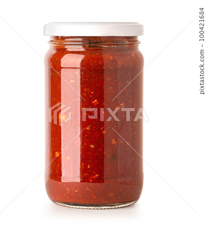 BBQ sauce glass jar 100421684