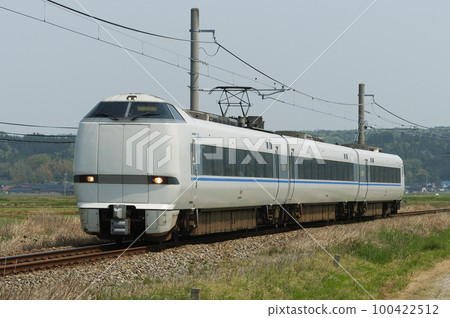 七尾線 Chiji-Hakui JR West 681 series T13 formation (Kanazawa) Thunderbird 100422512