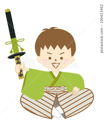 身穿褲裙手持劍的少年③ 100423462