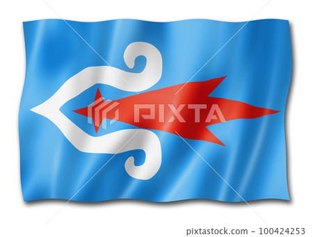 Ainu people ethnic flag, Asia Ainu people ethnic flag, Asia 100424253