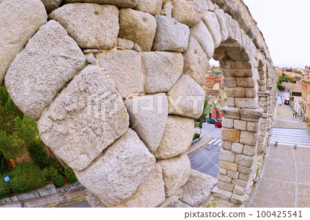 Roman Aqueduct of Segovia, Spain, Europe 100425541