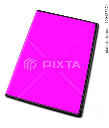 DVD box blank template magenta for presentation layouts and design. 3D rendering. DVD box blank template magenta for presentation layouts and design. 3D rendering. 100427274