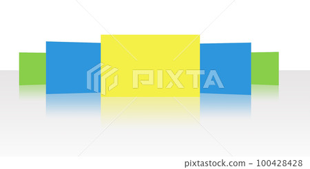 Insert report or screenshoot blank template for presentation layouts and design. 100428428