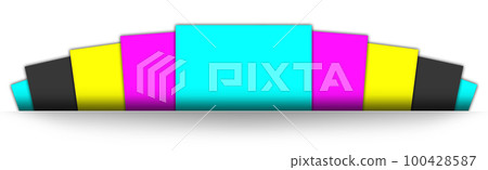 CMYK Insert report or screenshoot blank template black, cyan, yellow, magenta for presentation layouts and design. CMYK Insert report or screenshoot blank template black, cyan, yellow, magenta for presentation layouts and design. 100428587