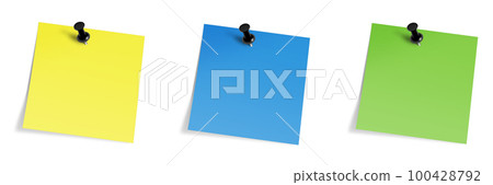 Stickie Note blank template for presentation layouts and design. 100428792