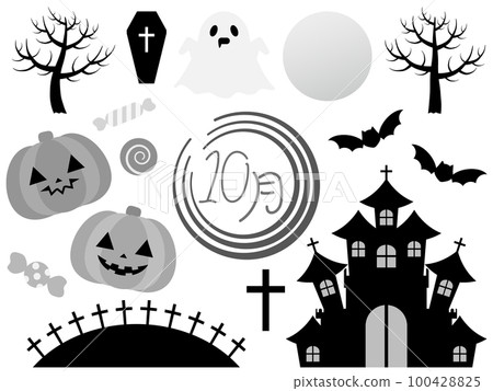 October material set Grayscale 100428825