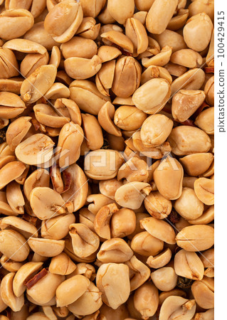 Peanuts snacks spicy spicy peanuts snack 麻ーピー 100429415