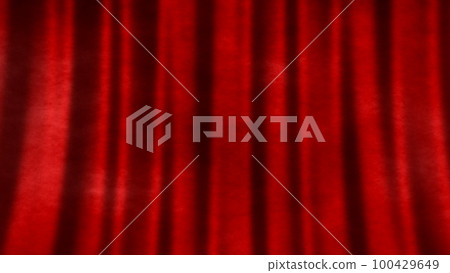 Red stage curtain background illustration (16:9) Red stage curtain background illustration (16:9) 100429649
