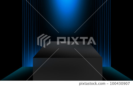 3D podium product pedestal background concept series  100430907