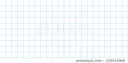Blue graph paper grid background. Seamless pattern math paper texture. Desigh for rchitect plan, school project. Vector illustration 100431068