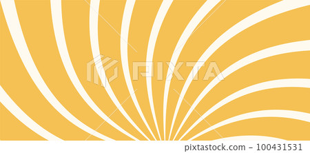 Sun rays Retro style background. Yellow Sunburst light Pattern. Vector illustration Sun rays Retro style background. Yellow Sunburst light Pattern. Vector illustration 100431531