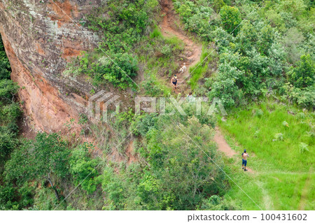 rock formations at Tres Pedras in Botucatu, Sao Paulo state, Brazil rock formations at Tres Pedras in Botucatu, Sao Paulo state, Brazil 100431602