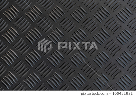 Metal floor plate with diamond pattern 100431981
