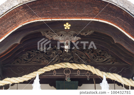 道明寺天滿宮拜堂 Chidori Gable Kara Gable（大阪府藤井寺市） 100432781