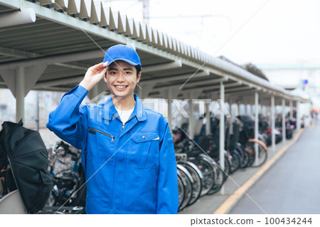 街角的工人 100434244