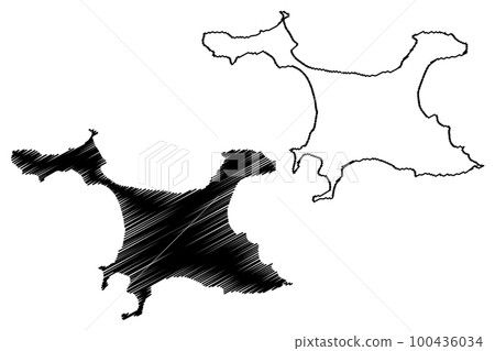Suisho-to island (Japan, East Asia, Russian Federation, Russia, Kuril Islands) map vector illustration, scribble sketch Tanfilyeva map Suisho-to island (Japan, East Asia, Russian Federation, Russia, Kuril Islands) map vector illustration, scribble sketch Tanfilyeva map 100436034