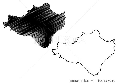 Teshima island (Japan, East Asia, Japanese archipelago) map vector illustration, scribble sketch Teshima map Teshima island (Japan, East Asia, Japanese archipelago) map vector illustration, scribble sketch Teshima map 100436040