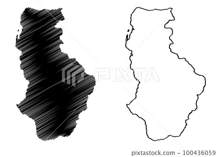 Tokunoshima island (Japan, East Asia, Japanese archipelago, Amami Islands) map vector illustration, scribble sketch Tokuno map Tokunoshima island (Japan, East Asia, Japanese archipelago, Amami Islands) map vector illustration, scribble sketch Tokuno map 100436059