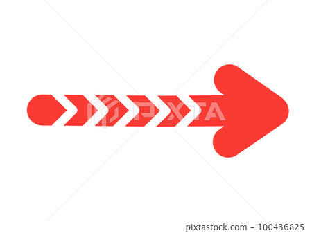 虛線紅色箭頭 100436825